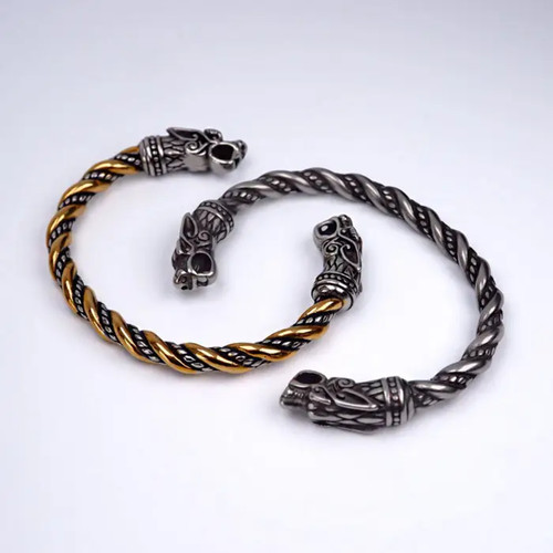 Wikinger armreif drachen - wikinger,