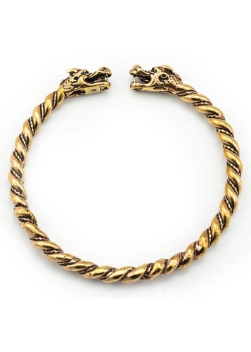 Wikinger drachen armreif aus - wikinger, drachen-armreif
