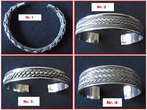 Wikinger armreif armband 925 - armreif,