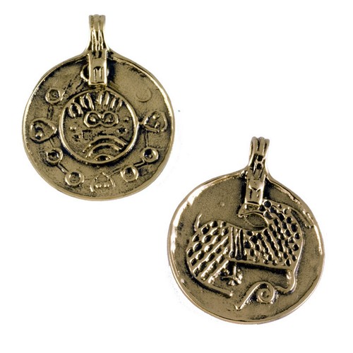 Glücksbringer kleiner bronze - glücksbringer,
